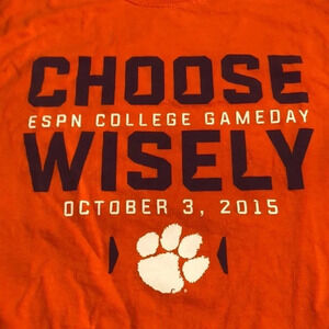 Clemson Game Day ESPN Tee Shirt